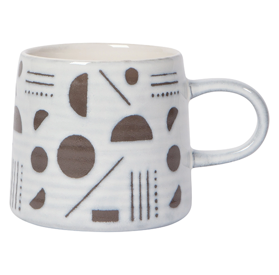 Imprint Stoneware Mug - Domino