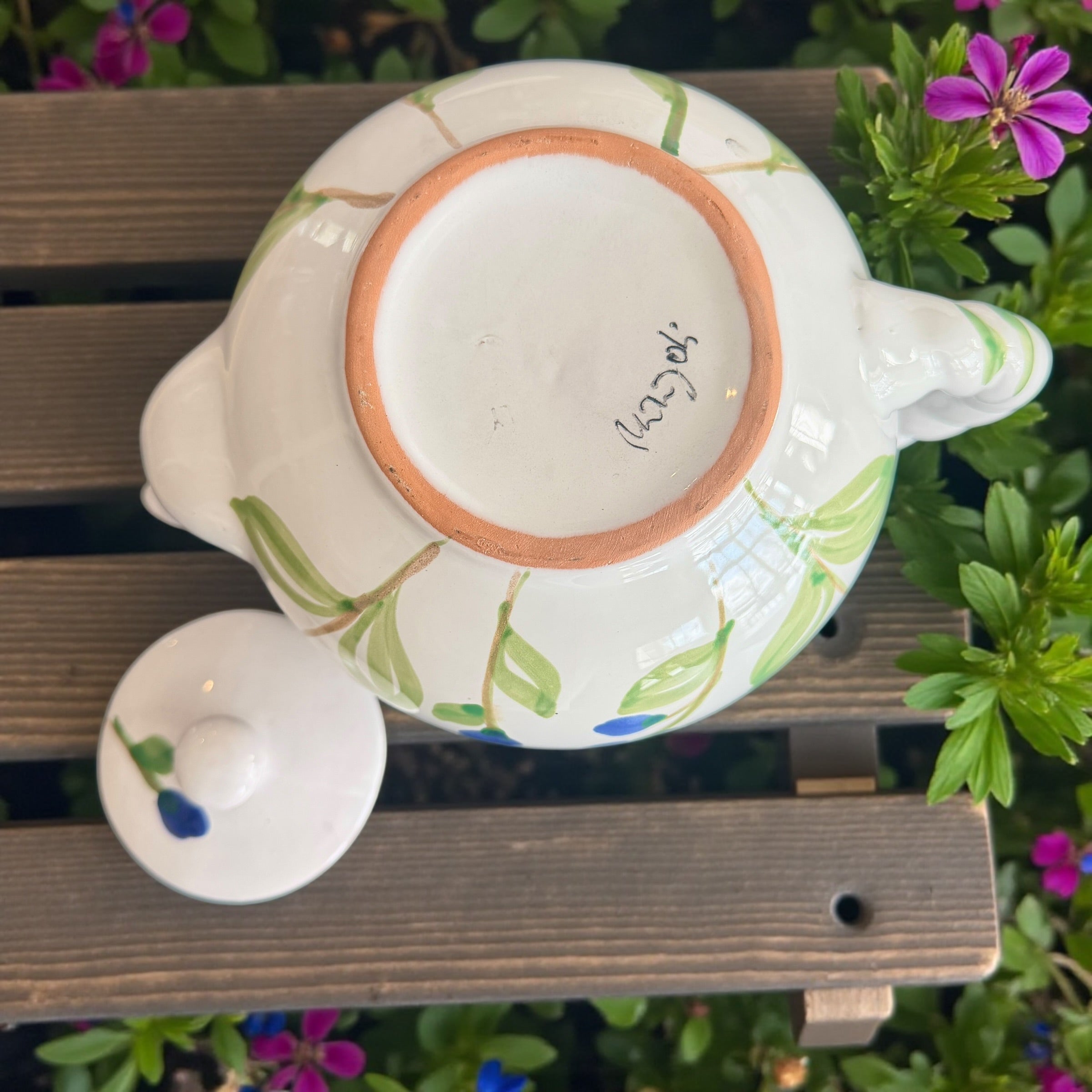 Vintage Teapot - Hummingbirds (Unknown)