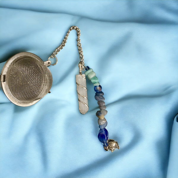 Crystal Tea Infuser with Pendant/Charms