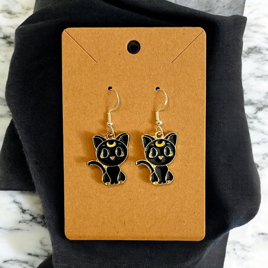 Steamed Stardust Earrings - Cats