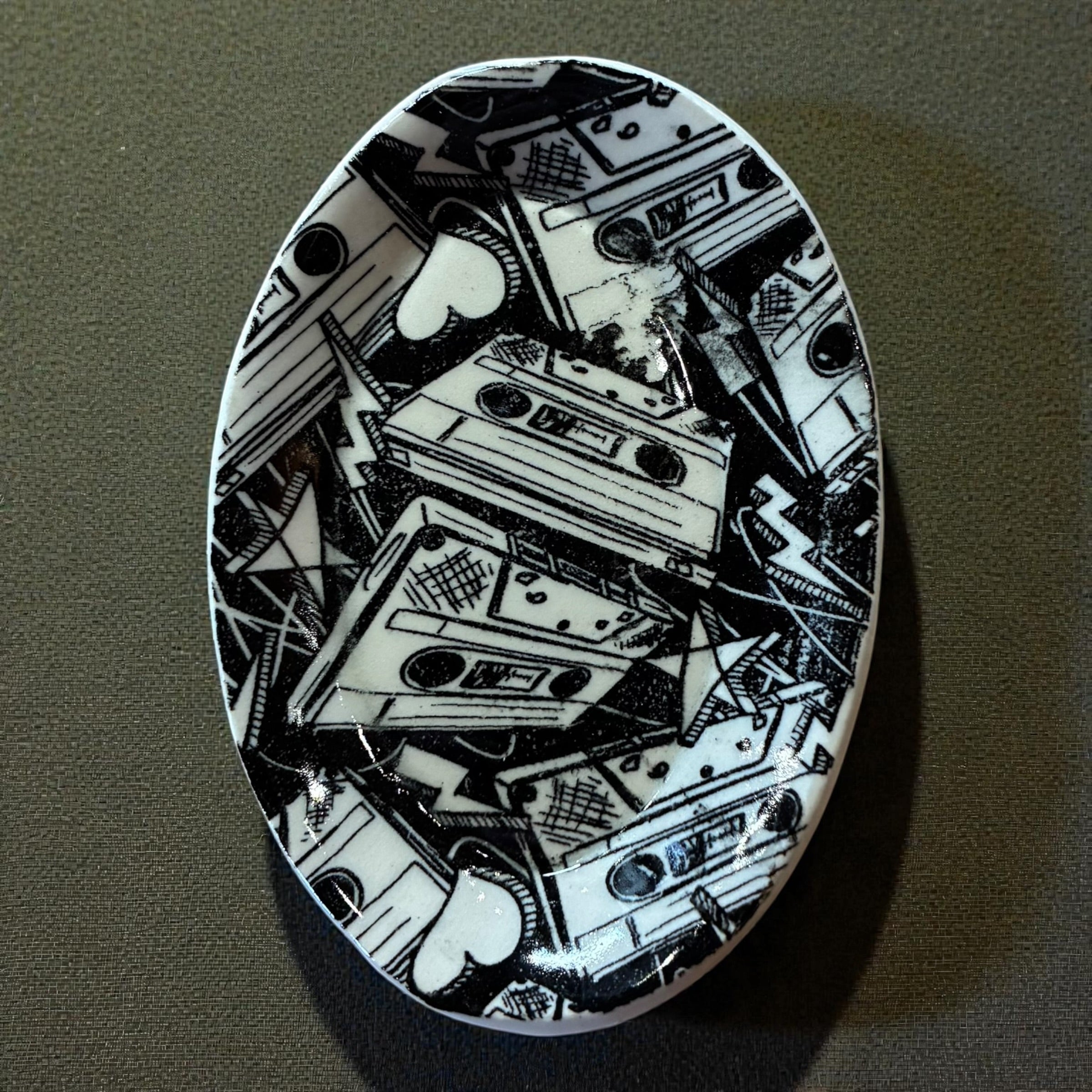 Boot Sole Pottery - Trinket / Teabag Tray