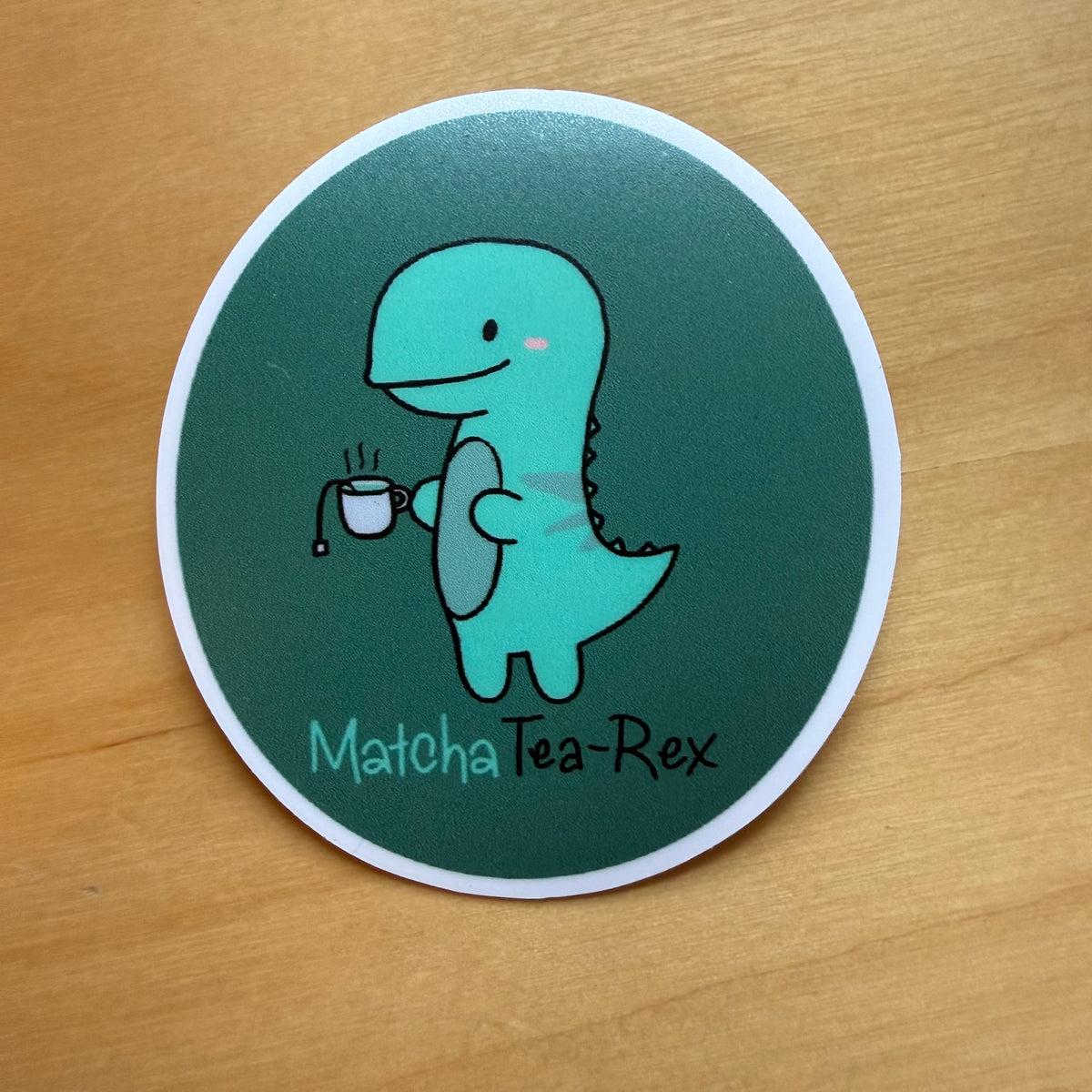 Vinyl Sticker - Matcha Tea Rex