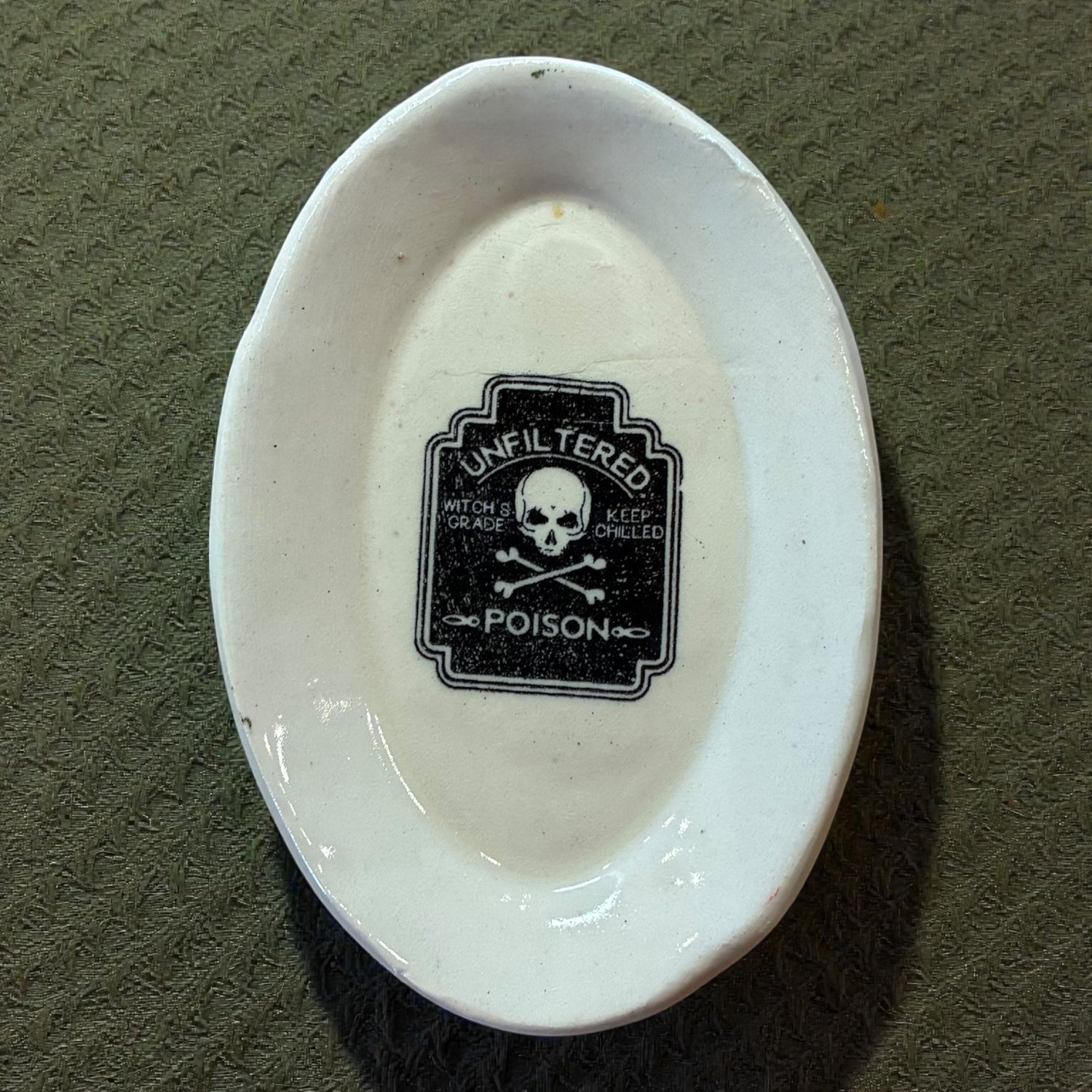 Boot Sole Pottery - Trinket / Teabag Tray