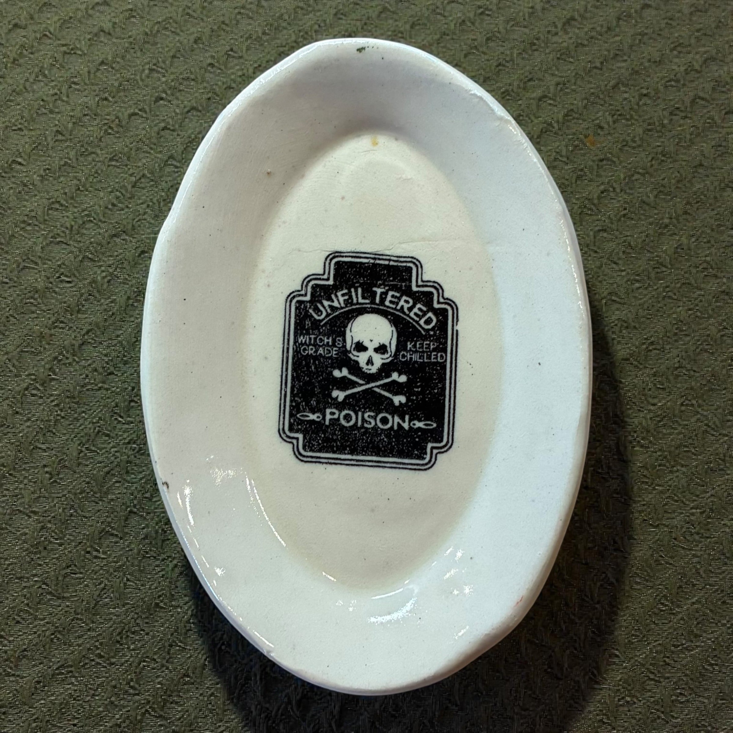 Boot Sole Pottery - Trinket / Teabag Tray