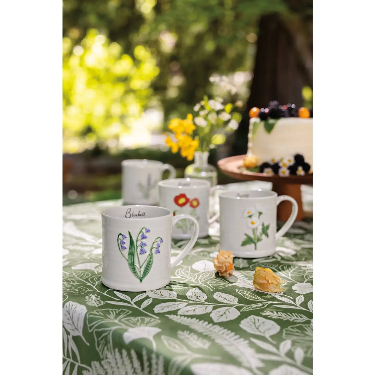 Lavender Embossed Mug