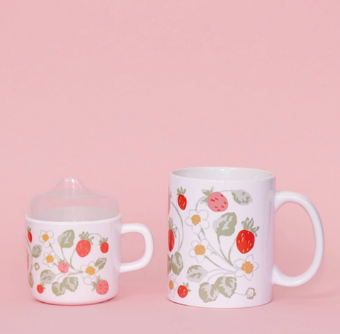 Mama and Me Mug Set - Strawberries