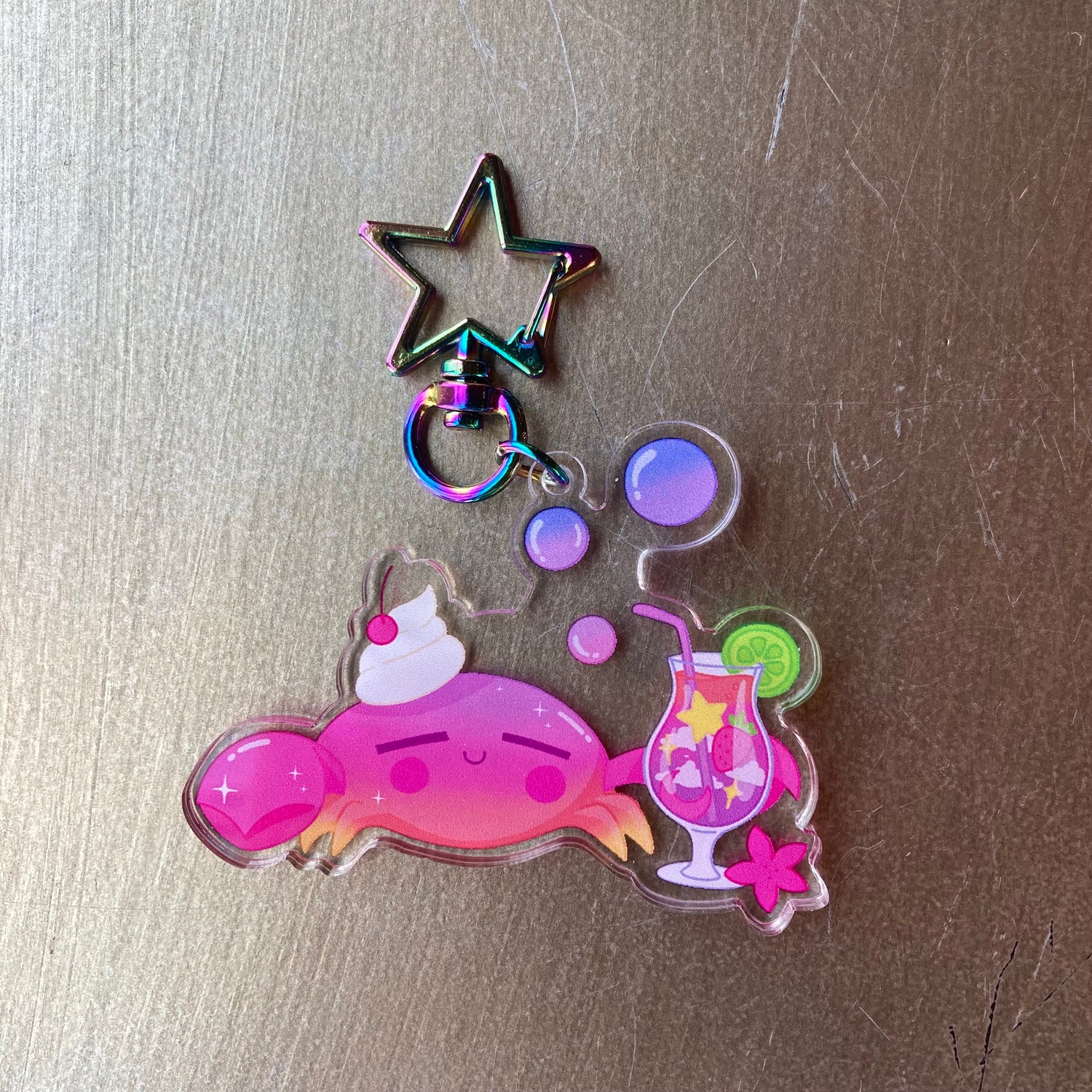 Keychain/Charm - Tropical State of Mind