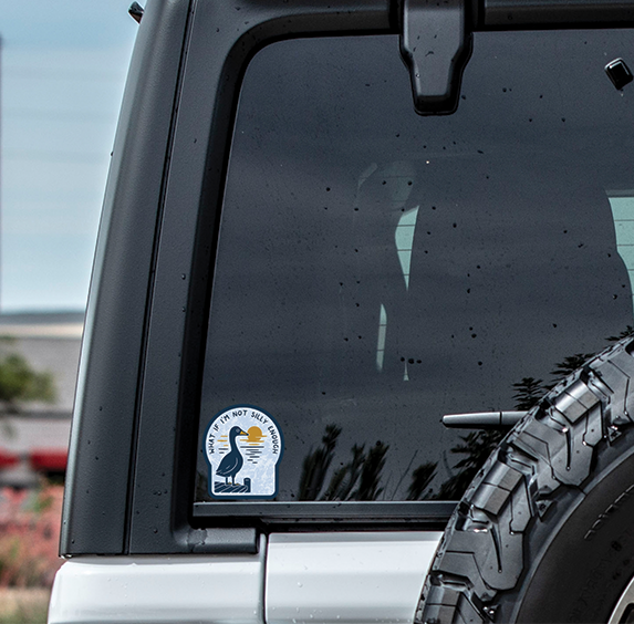 Vinyl Sticker - Not Silly Enough