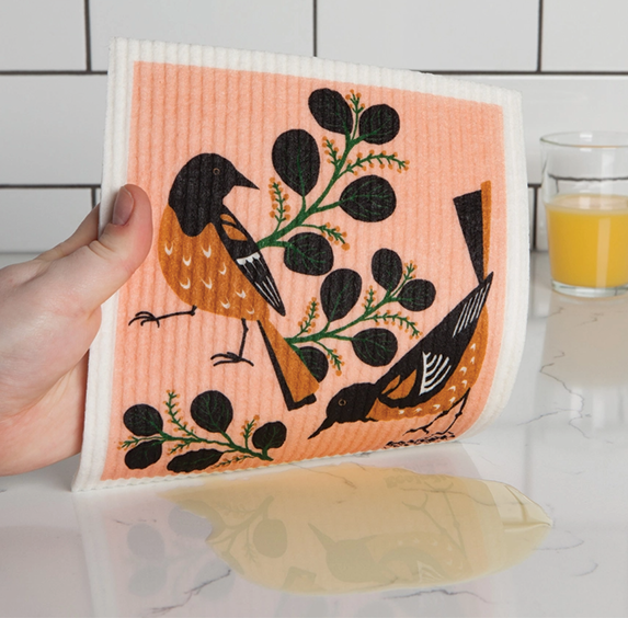 Swedish Sponge Cloth - Orioles