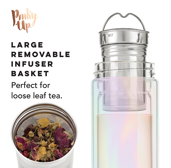 Glass Infuser Bottle - Iridescent