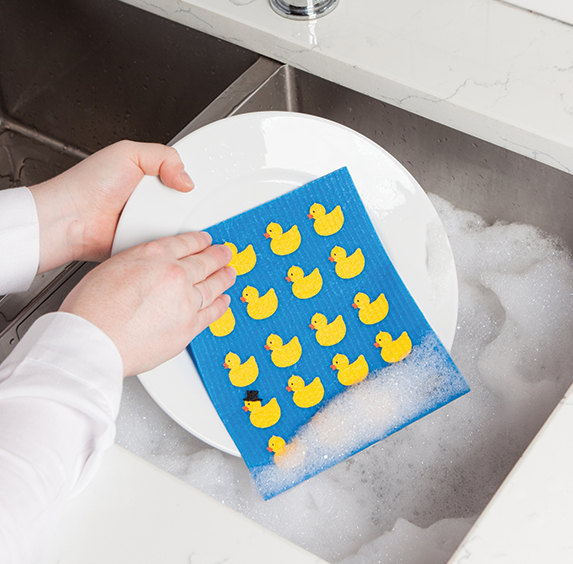 Swedish Sponge Cloth - Rubber Duckies