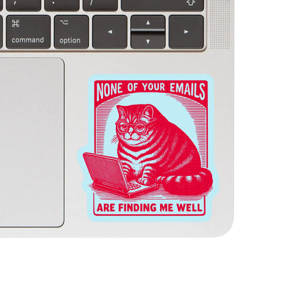 Vinyl Sticker - Work Kitty Cat