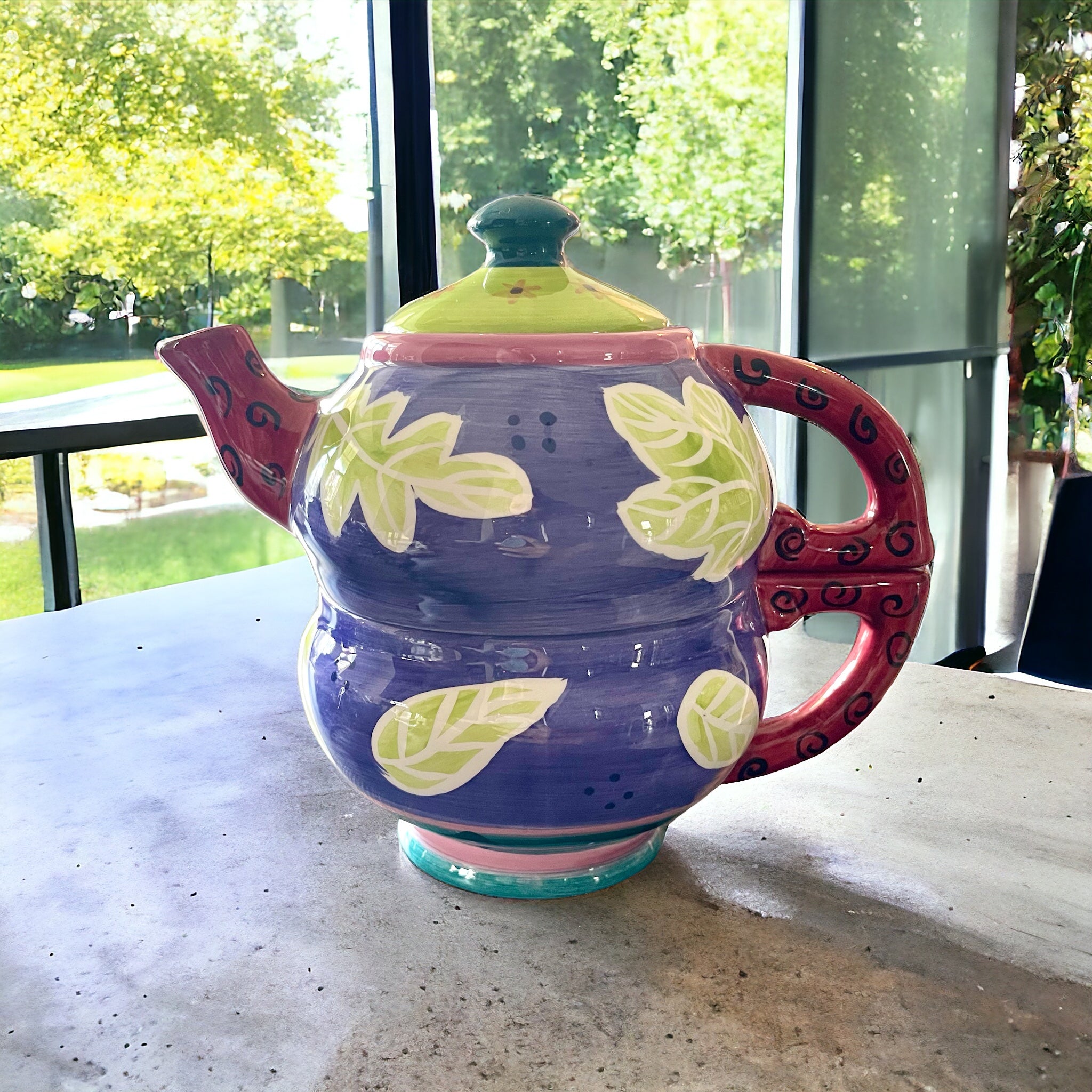 Vintage Teapot Set - Leaves Tea for One (Milson & Louis)
