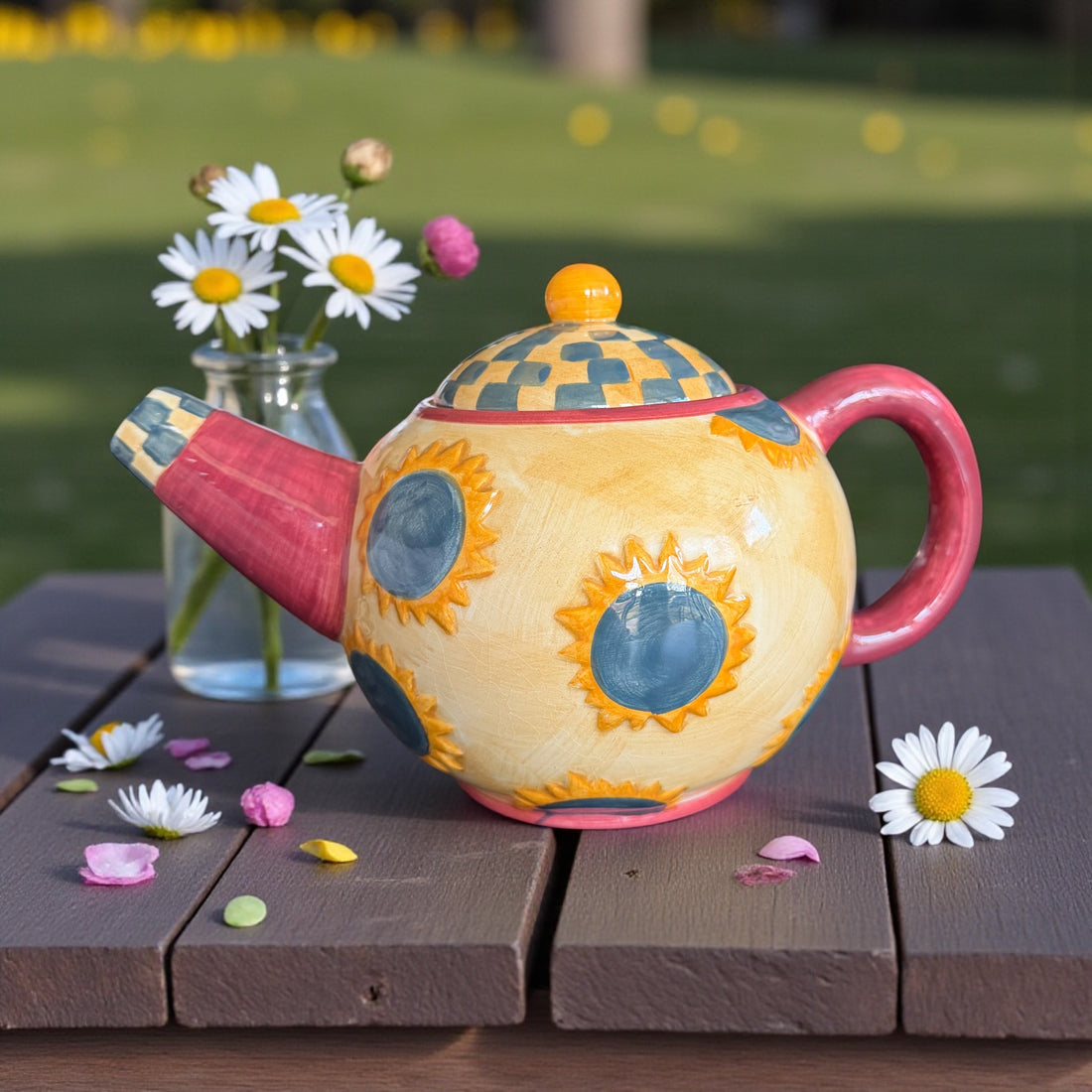 Vintage Teapot - Debbie Mumm (Sakura 1998, China)