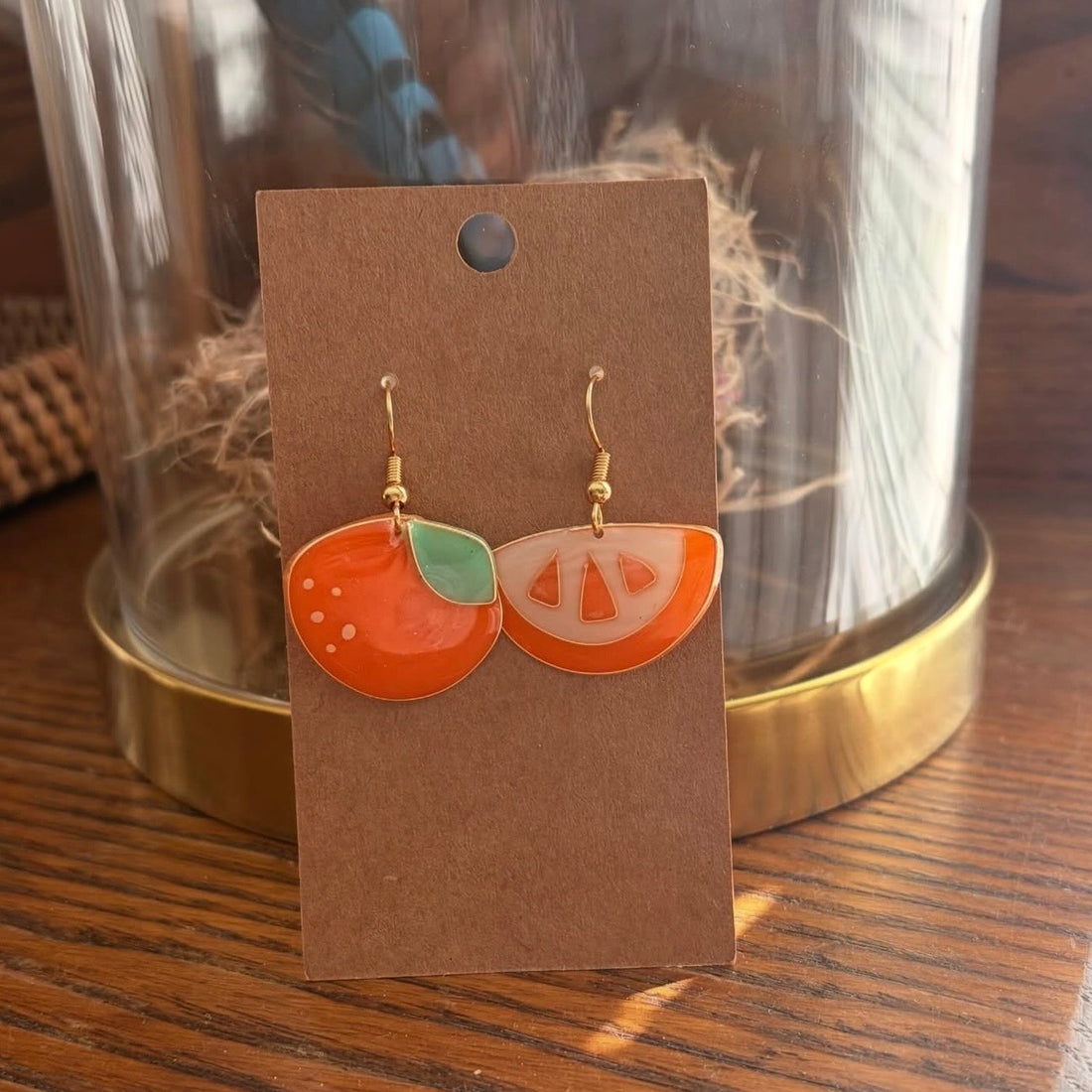 Katty’s Corner Earrings - Oranges