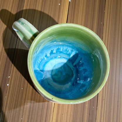 Pottery by Caiti - Polka Dot (Green)