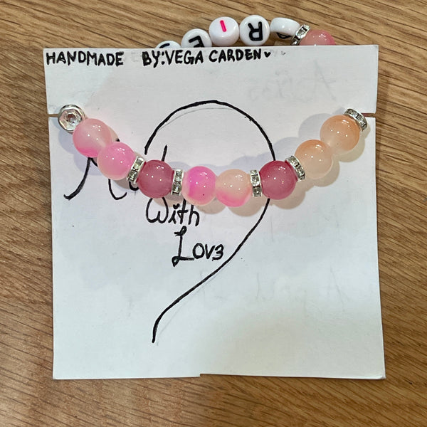 Glass Bead Bracelet - Zodiac
