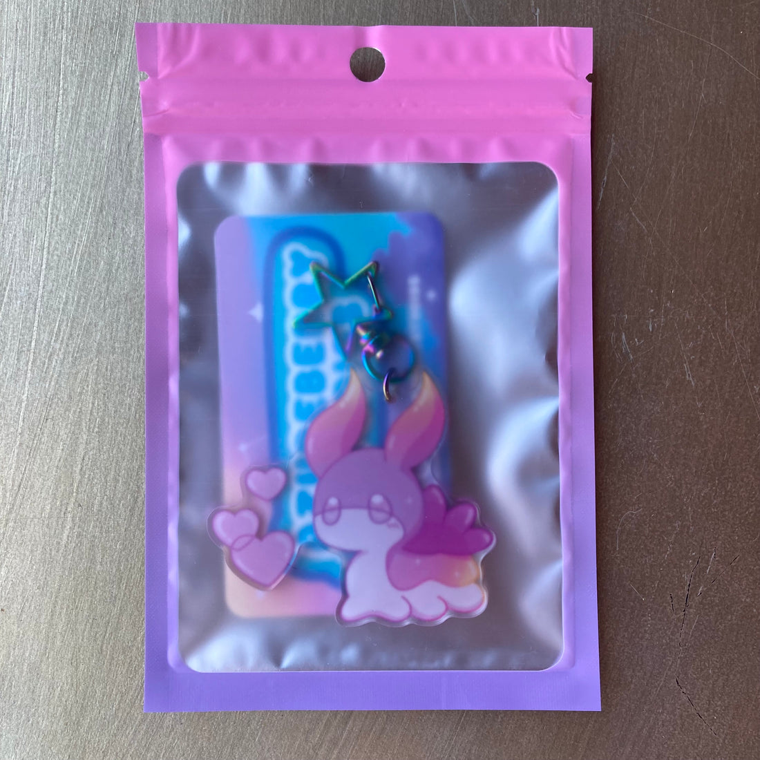 Keychain/Charm - Sea Slug in Love