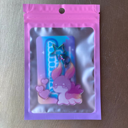 Keychain/Charm - Sea Slug in Love