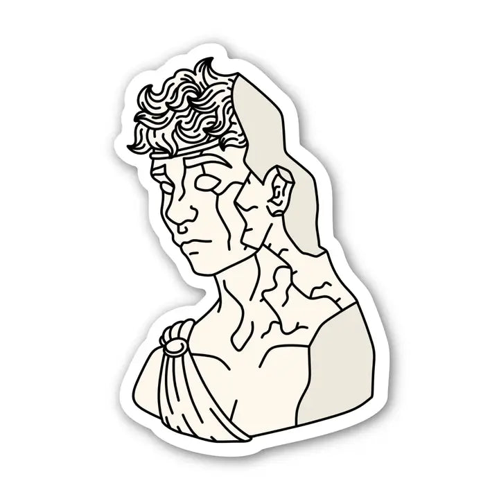 Vinyl Sticker - Marble Bust Sculpture