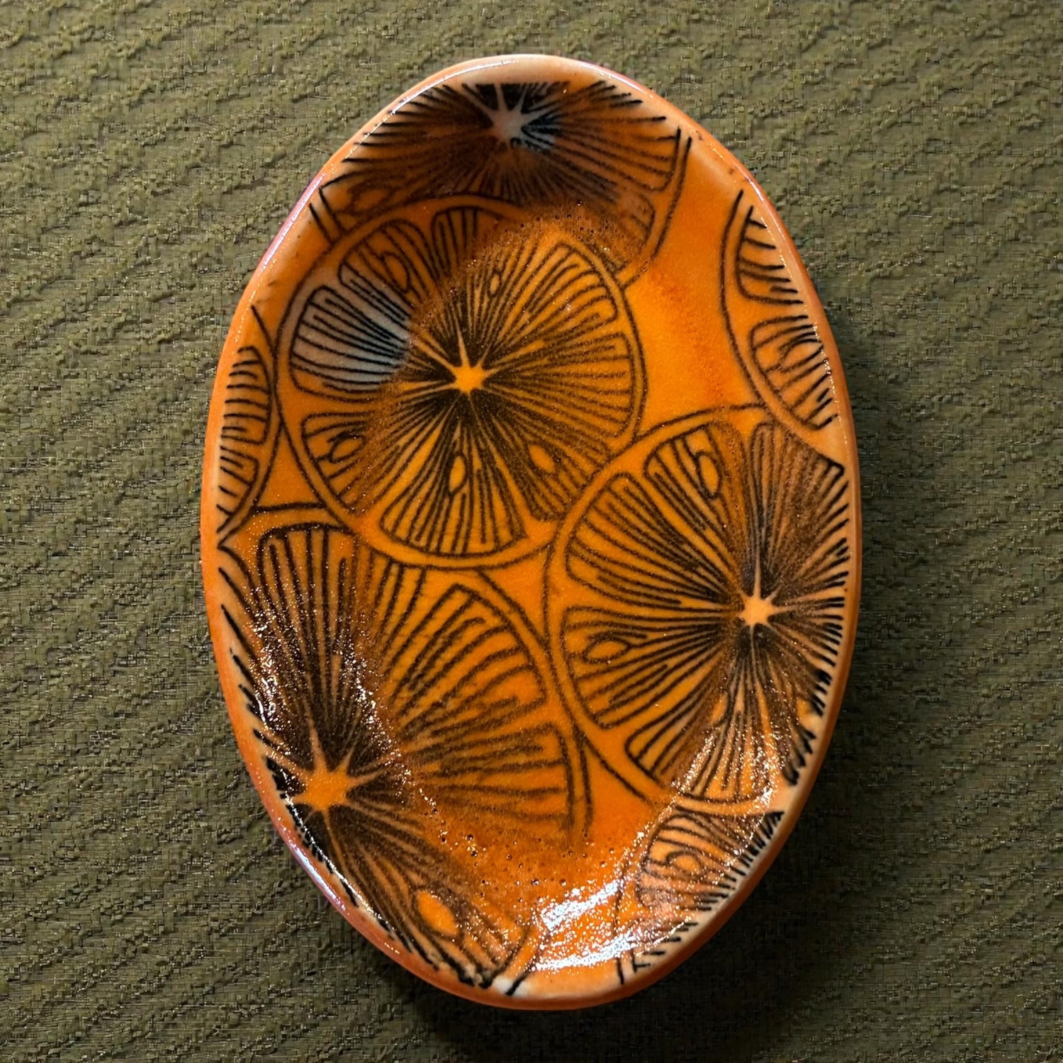 Boot Sole Pottery - Trinket / Teabag Tray