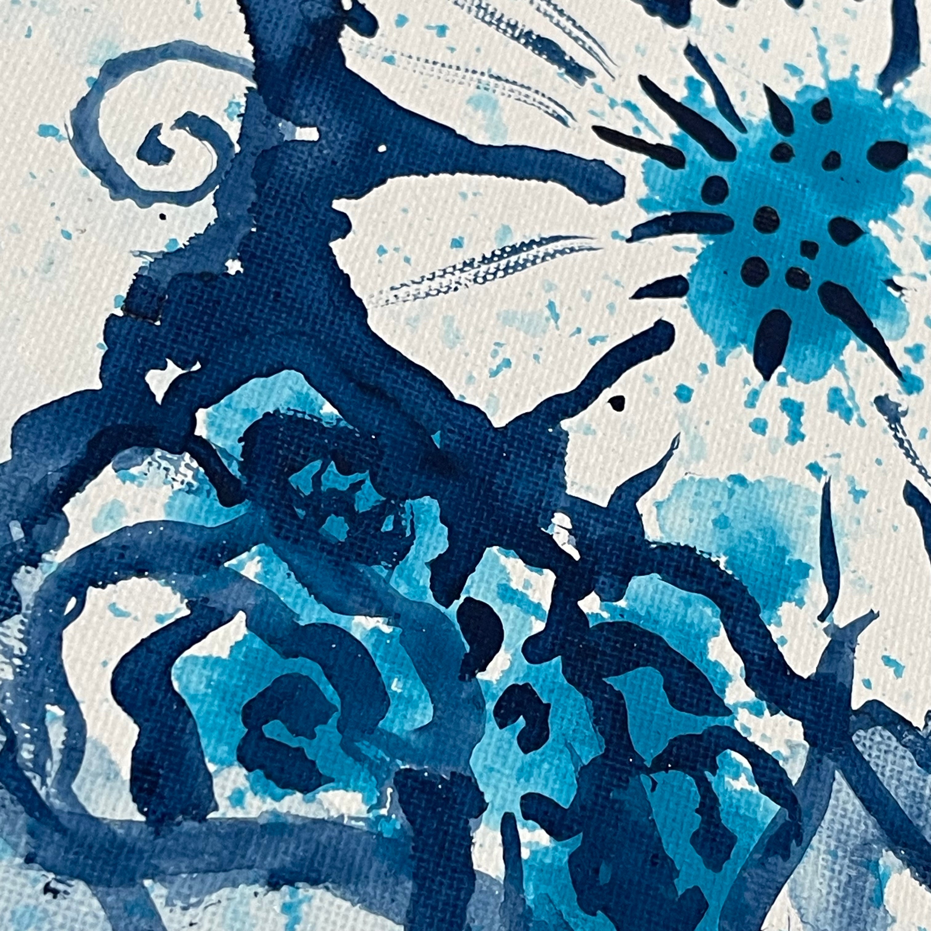&quot;Blue Blooms” by Darby Carden
