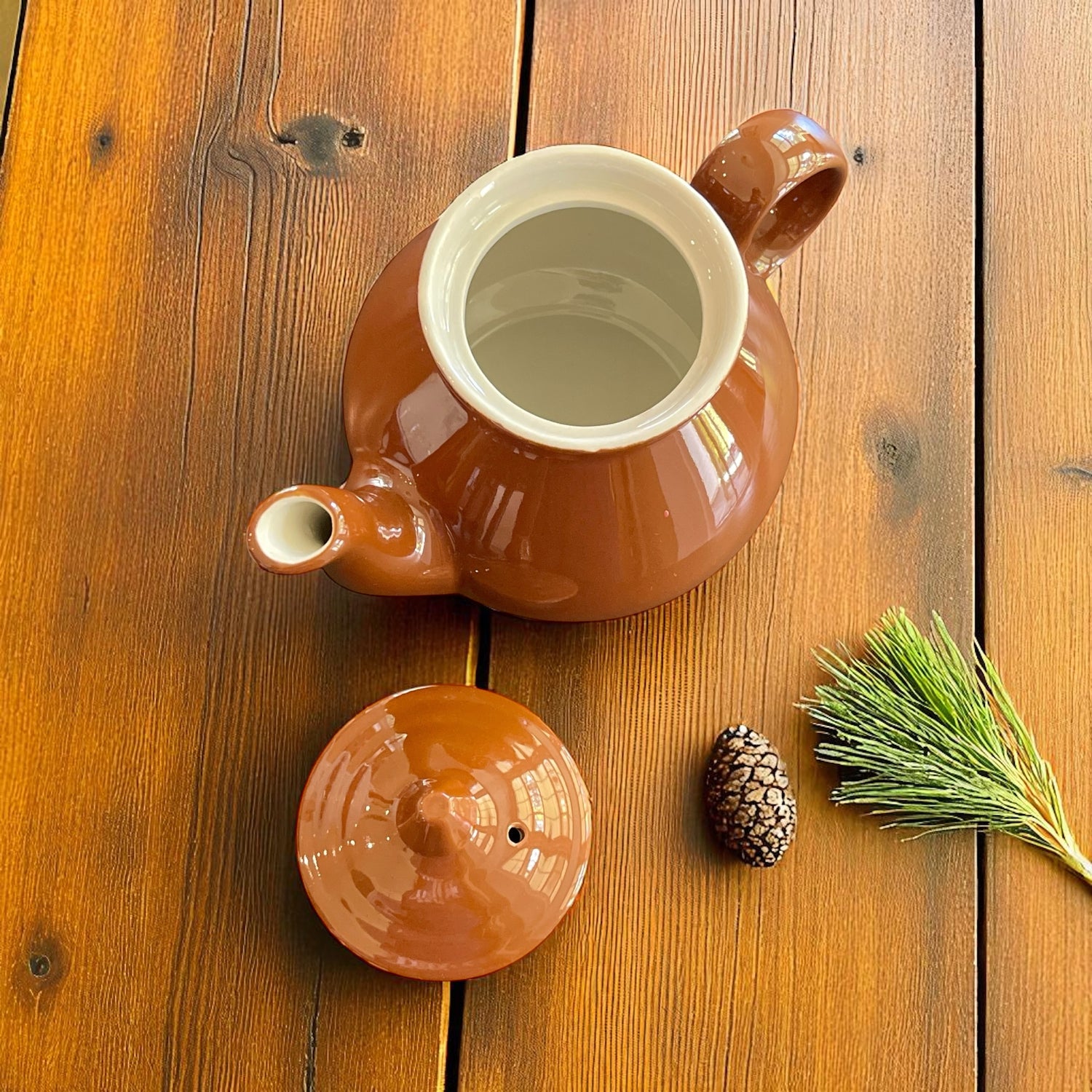 Vintage Teapot - Brown Boston (Hall, USA)