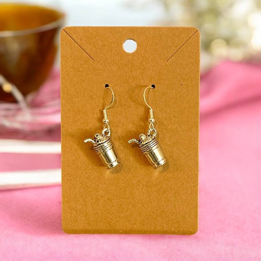 Steamed Stardust Earrings - Drinks