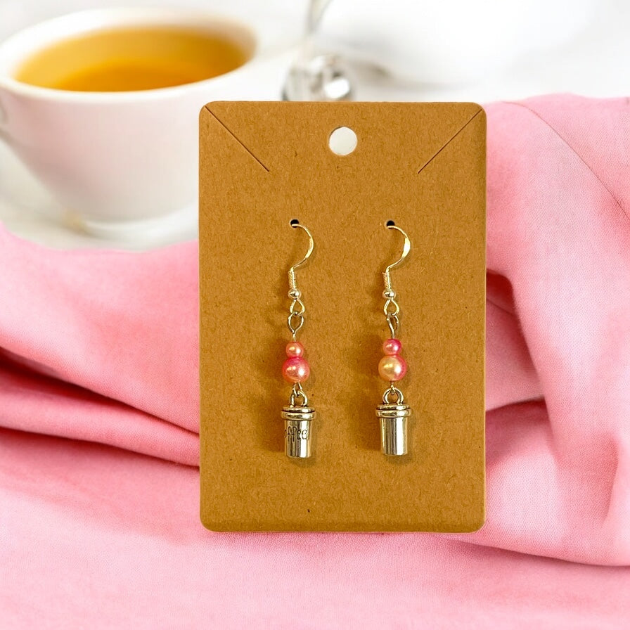 Steamed Stardust Earrings - Drinks