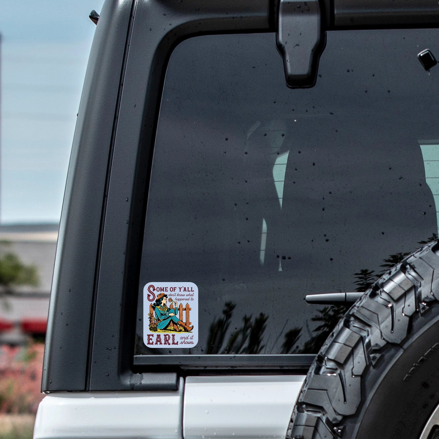 Vinyl Sticker - Country Cowgirl Song Friendship