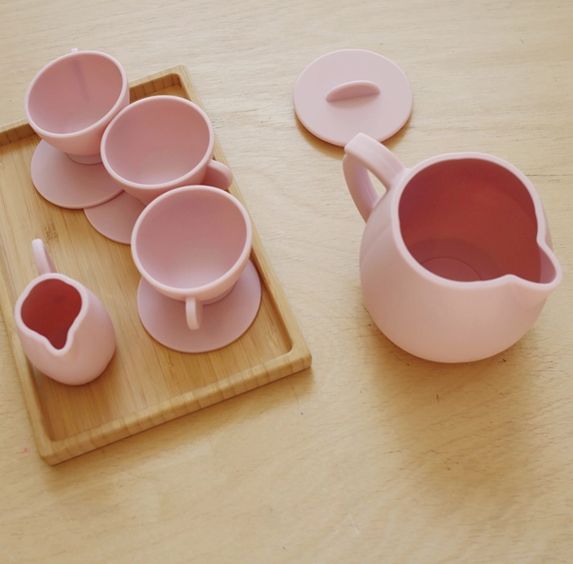 Silicon Tea Set - Primrose Pink