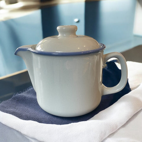 Vintage Teapot - Retro Blue (Tulowice, Poland, 1940s)