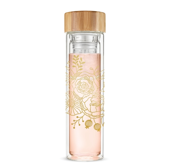 Glass Infuser Bottle - Bouquet