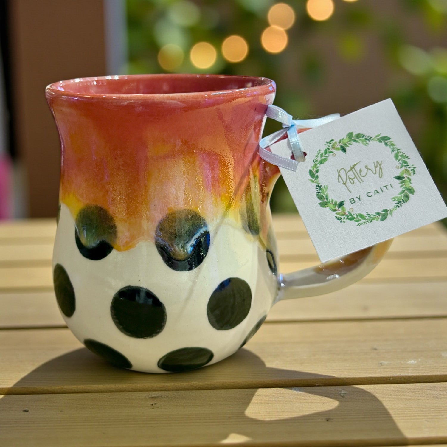 Pottery by Caiti - Polka Dot (Pink)