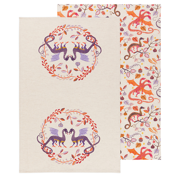 Tea Towel (set of 2) - Ember