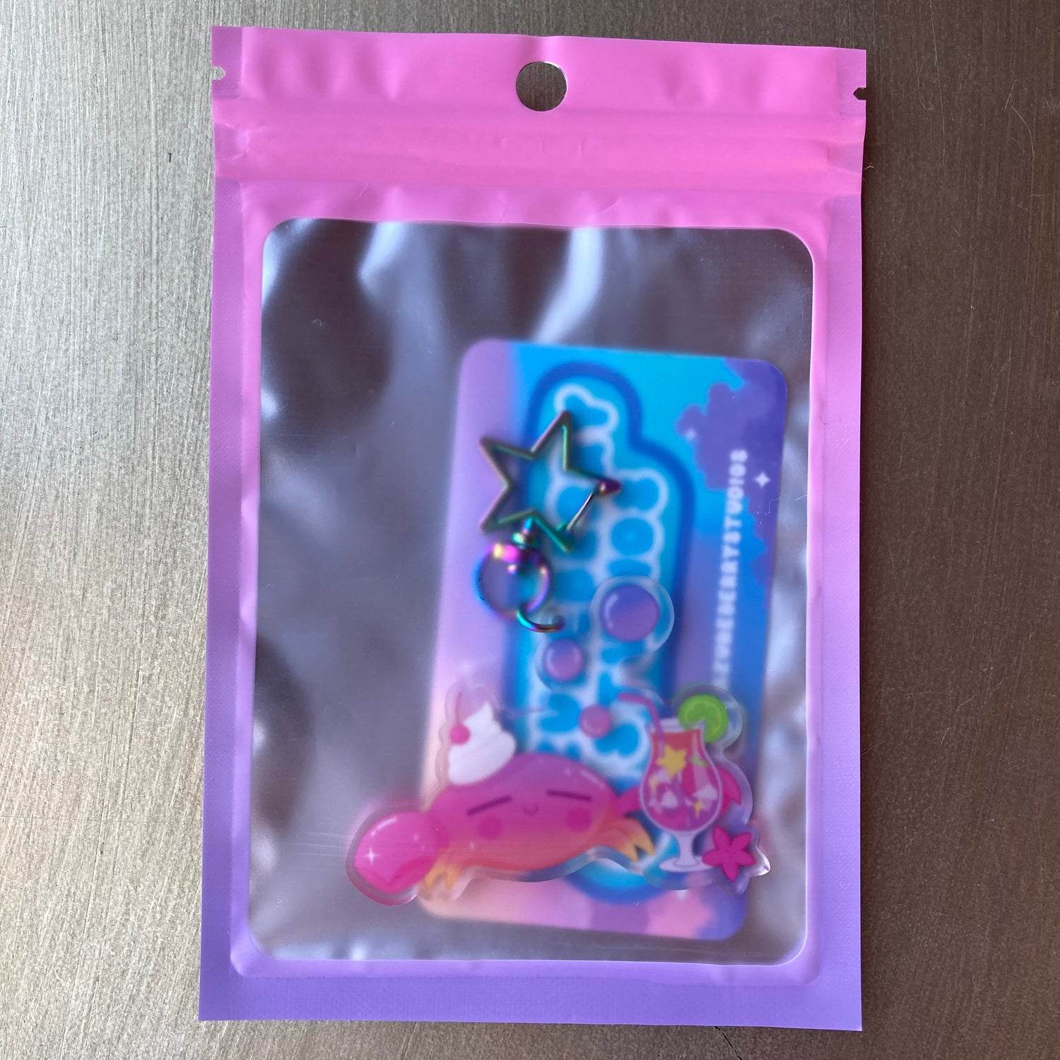 Keychain/Charm - Tropical State of Mind