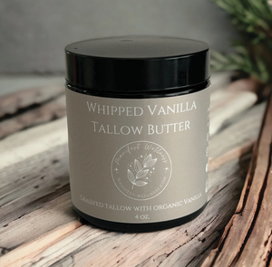 Vanilla Tallow Butter, Grassfed & Organic