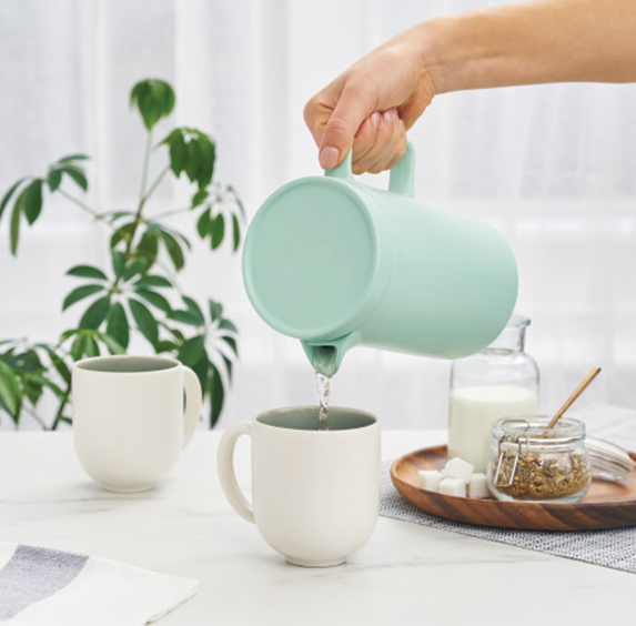 Jona Teapot & Infuser - Mint Matte