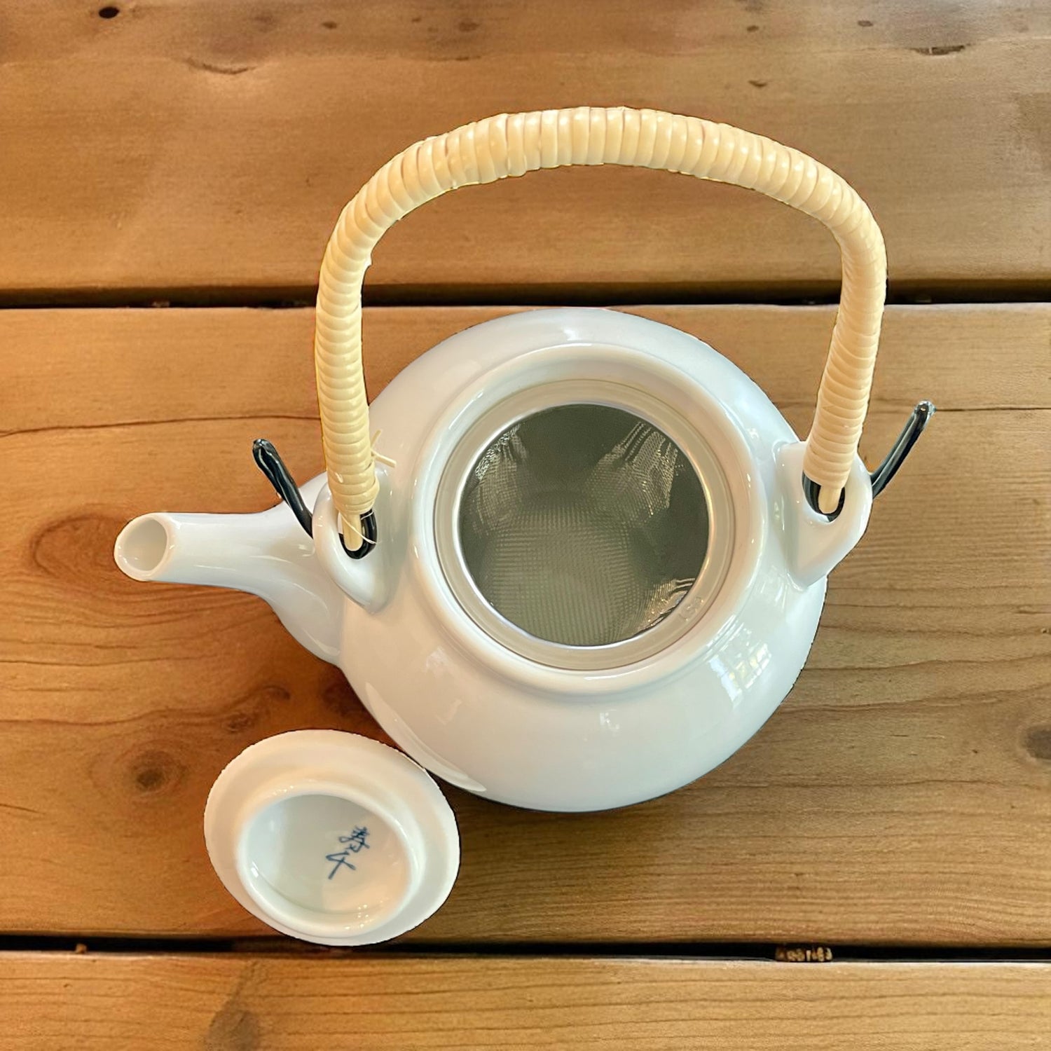 Vintage Teapot - Polka Dot/Earth Bottle (Arita Ware, Japan)
