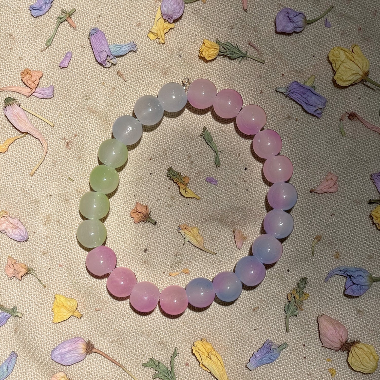 Glass Bead Bracelets &amp; Phone Charms
