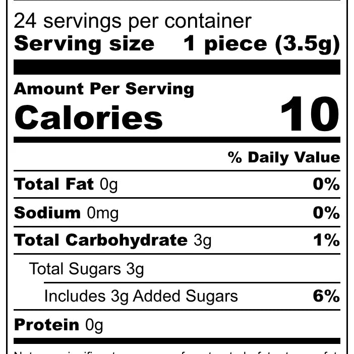 Functional Hard Candy - Cacao, Sea Salt, Cayenne