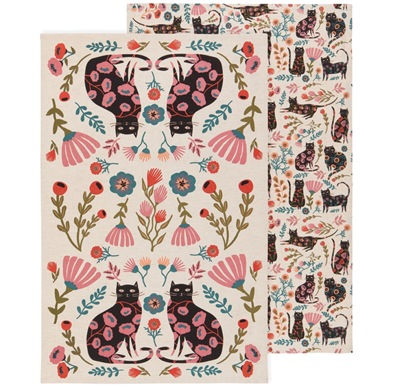 Tea Towel (set of 2) - Catbloom