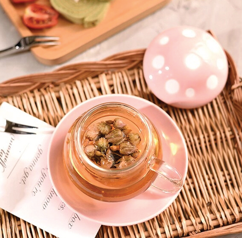 Mushroom Teapot Set - Berry Pink