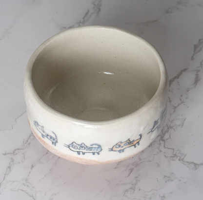 Matcha Bowl - Neko Cats