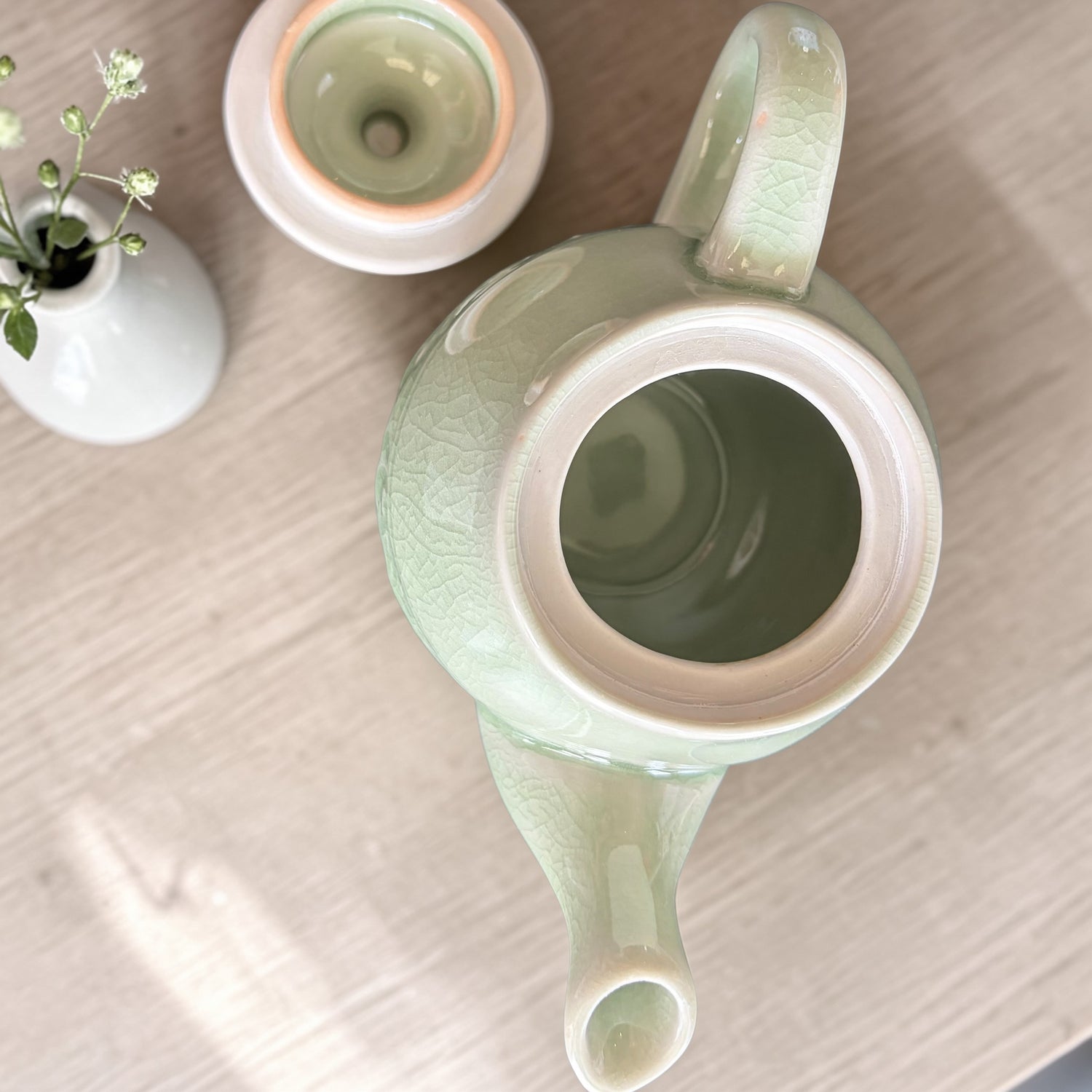 Vintage Teapot - Japanese Celadon (Unknown)