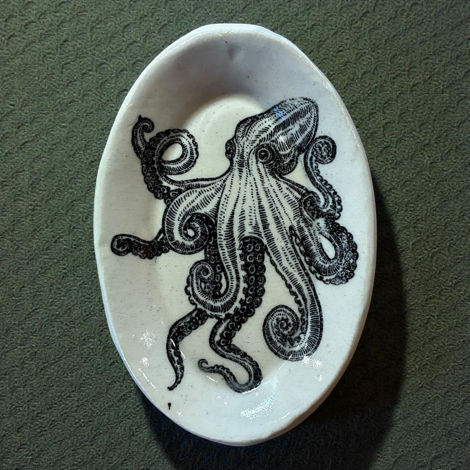 Boot Sole Pottery - Trinket / Teabag Tray