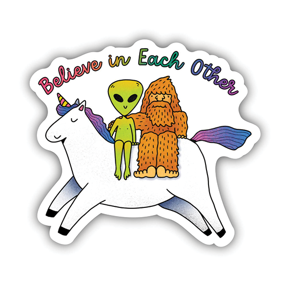 Vinyl Sticker - Believe in Each Other 2