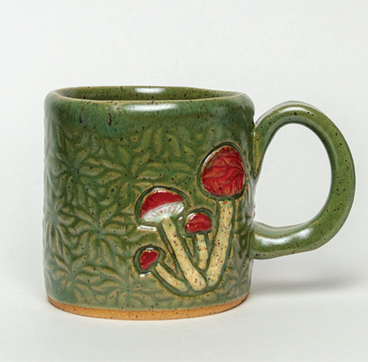 Green Mushroom Mug (10oz)