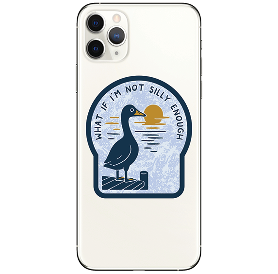 Vinyl Sticker - Not Silly Enough