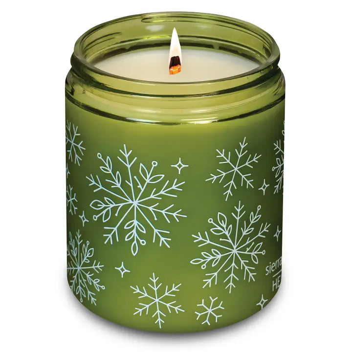 Sierra Solstice (8 oz Green Glass Candle)